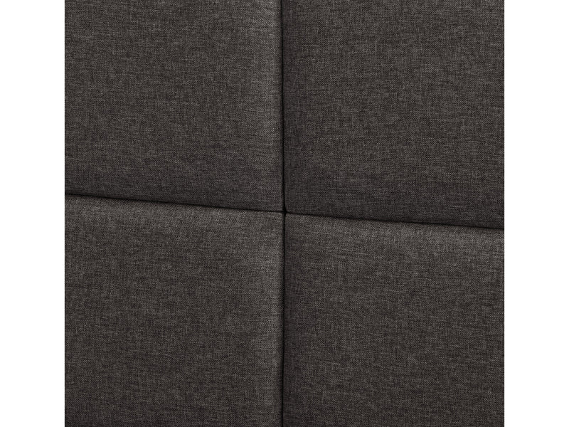 dark grey Upholstered Twin / Single Bed Bellevue Collection detail image by CorLiving