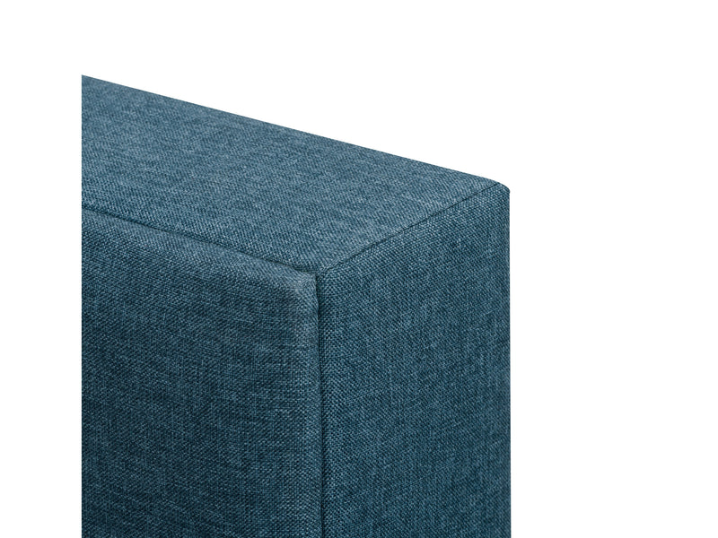 ocean blue Upholstered Double / Full Bed Bellevue Collection detail image by CorLiving