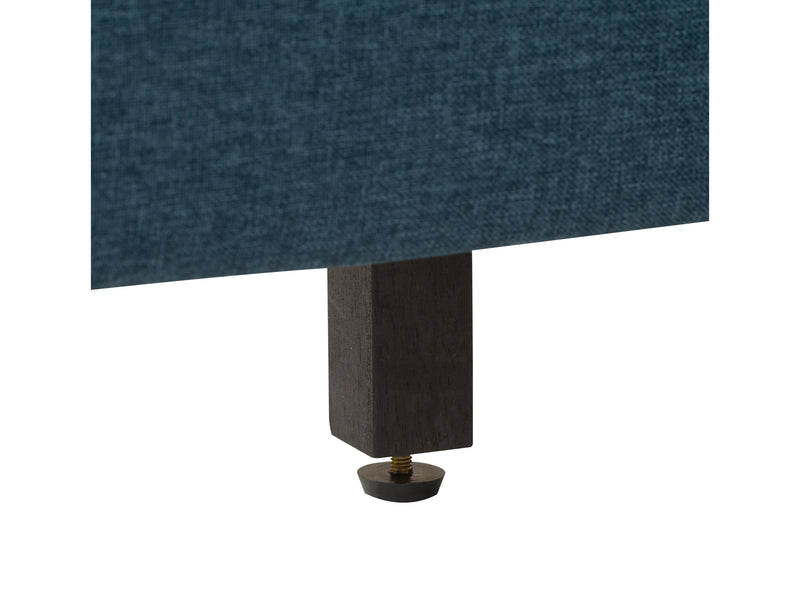 ocean blue Upholstered Twin / Single Bed Bellevue Collection detail image by CorLiving