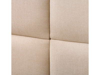 cream Upholstered Double / Full Bed Bellevue Collection detail image by CorLiving#color_bellevue-cream