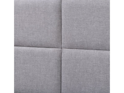 light grey Upholstered Twin / Single Bed Bellevue Collection detail image by CorLiving#color_bellevue-light-grey