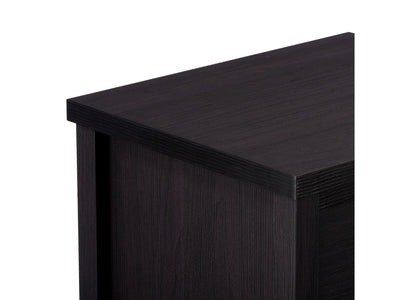 black 6 Drawer Dresser Boston Collection detail image by CorLiving#color_black