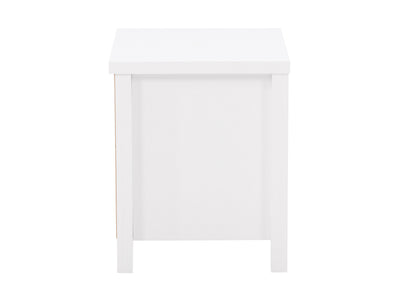 white 2 Drawer Night Stand Boston Collection product image by CorLiving#color_white