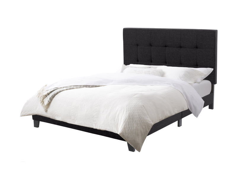 black Queen Panel Bed Ellery Collection product image by CorLiving