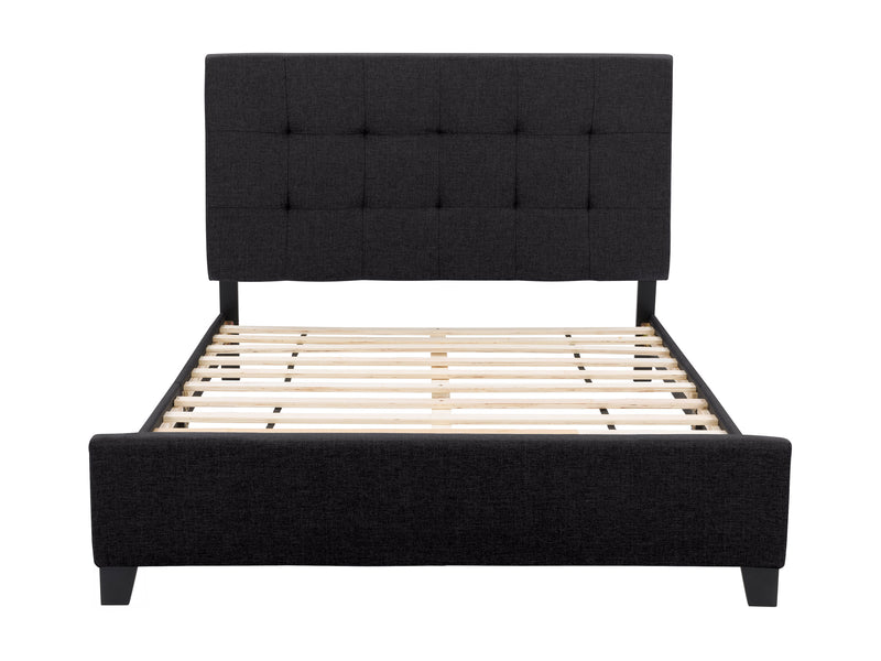 black Queen Panel Bed Ellery Collection product image by CorLiving