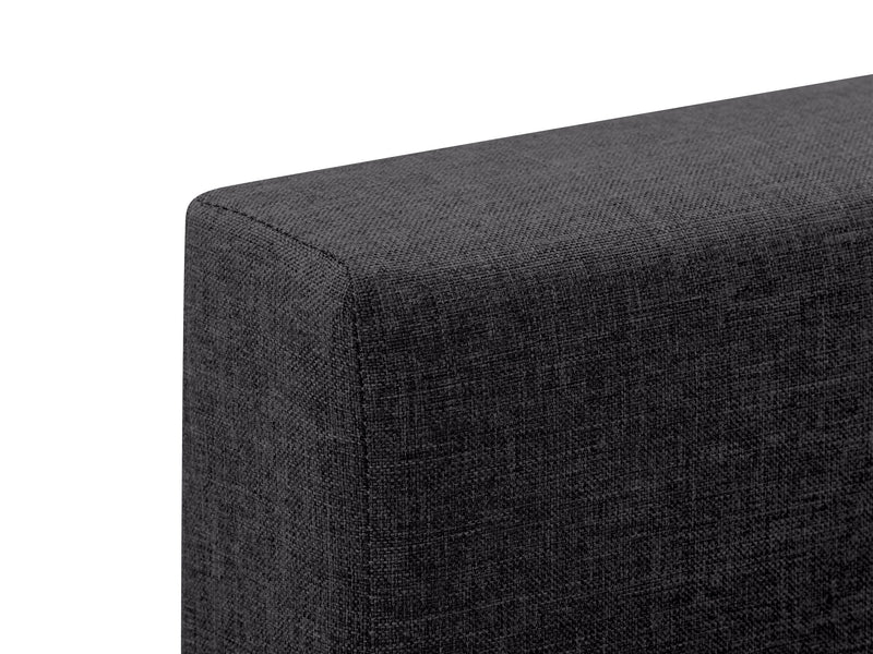 black Twin / Single Panel Bed Ellery Collection detail image by CorLiving