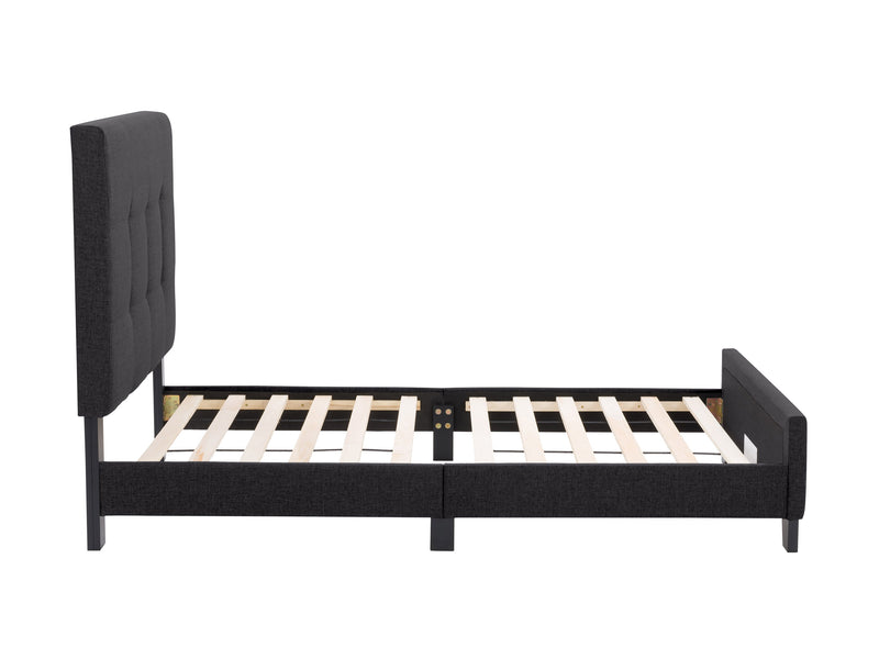 black Twin / Single Panel Bed Ellery Collection product image by CorLiving