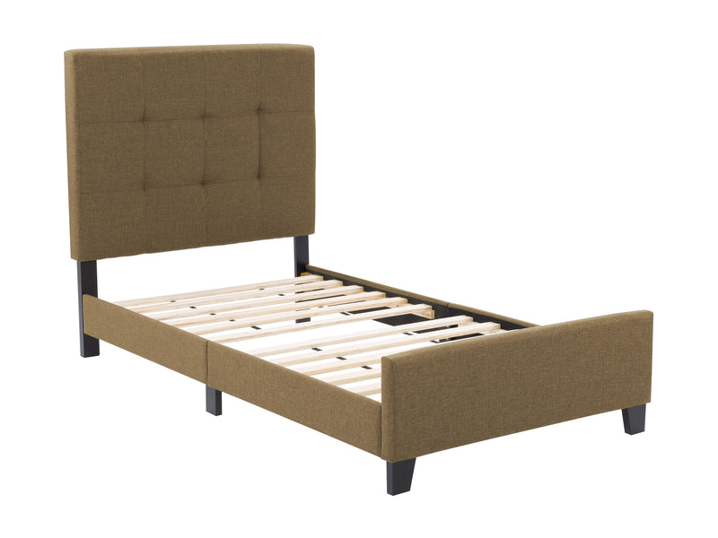 Clay Twin / Single Panel Bed Ellery Collection product image by CorLiving