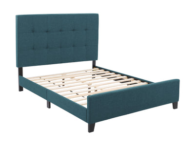Blue Double / Full Panel Bed Ellery Collection product image by CorLiving#color_ellery-blue