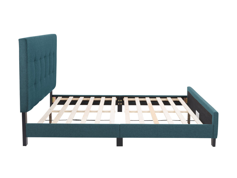 Blue Double / Full Panel Bed Ellery Collection product image by CorLiving