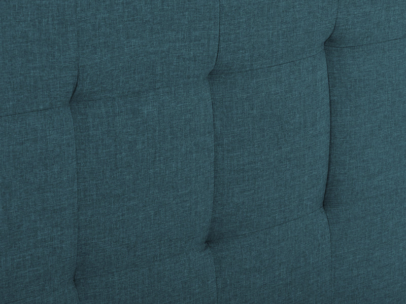 Blue Queen Panel Bed Ellery Collection detail image by CorLiving