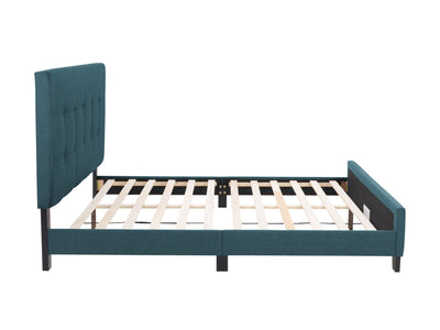 Blue Queen Panel Bed Ellery Collection product image by CorLiving#color_ellery-blue