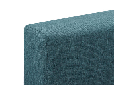 Blue Twin / Single Panel Bed Ellery Collection detail image by CorLiving#color_ellery-blue