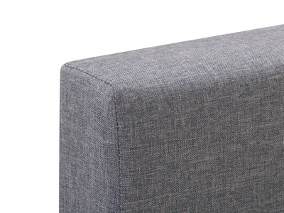 grey Double / Full Panel Bed Ellery Collection detail image by CorLiving#color_ellery-grey