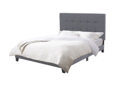 grey Double / Full Panel Bed Ellery Collection product image by CorLiving#color_ellery-grey