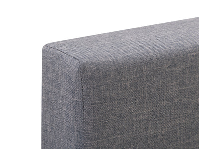 grey Queen Panel Bed Ellery Collection detail image by CorLiving#color_ellery-grey