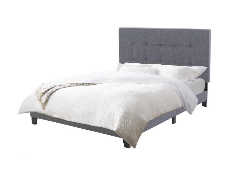 grey Queen Panel Bed Ellery Collection product image by CorLiving