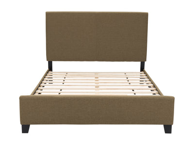 Clay Contemporary Queen Bed Juniper Collection product image by CorLiving#color_juniper-clay