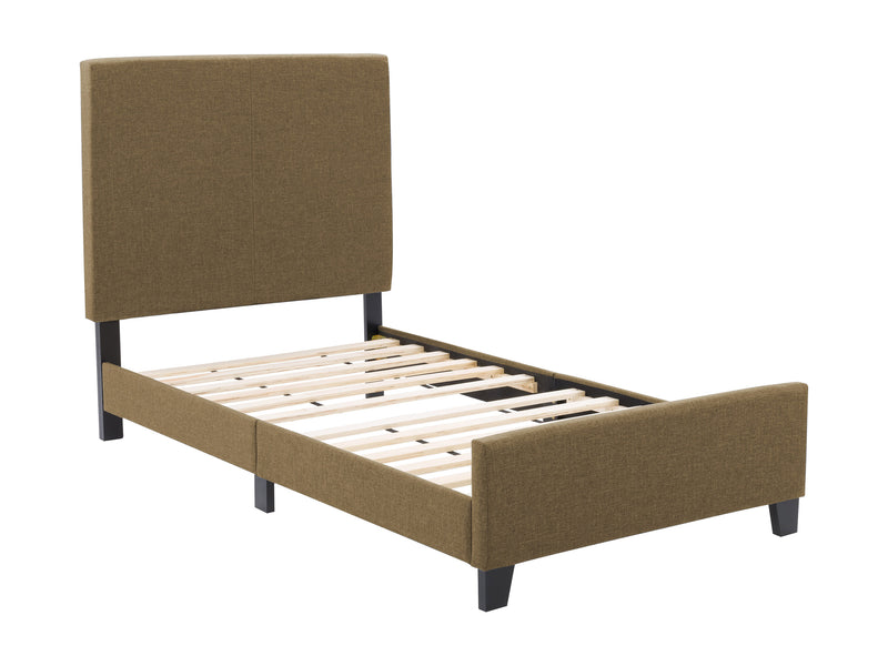 Clay Contemporary Twin / Single Bed Juniper Collection product image by CorLiving