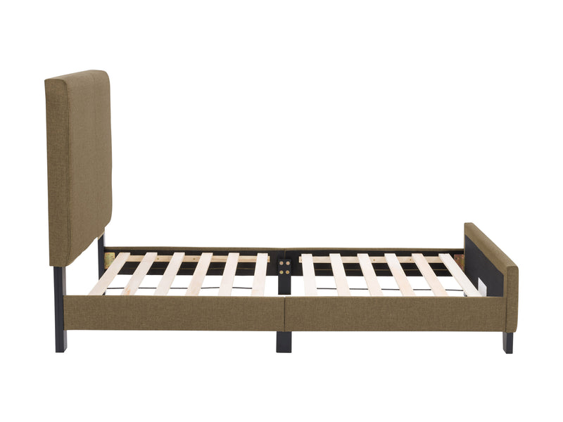 Clay Contemporary Twin / Single Bed Juniper Collection product image by CorLiving