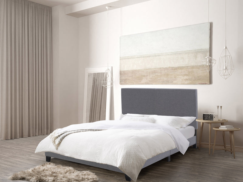 grey Contemporary Double / Full Bed Juniper Collection lifestyle scene by CorLiving