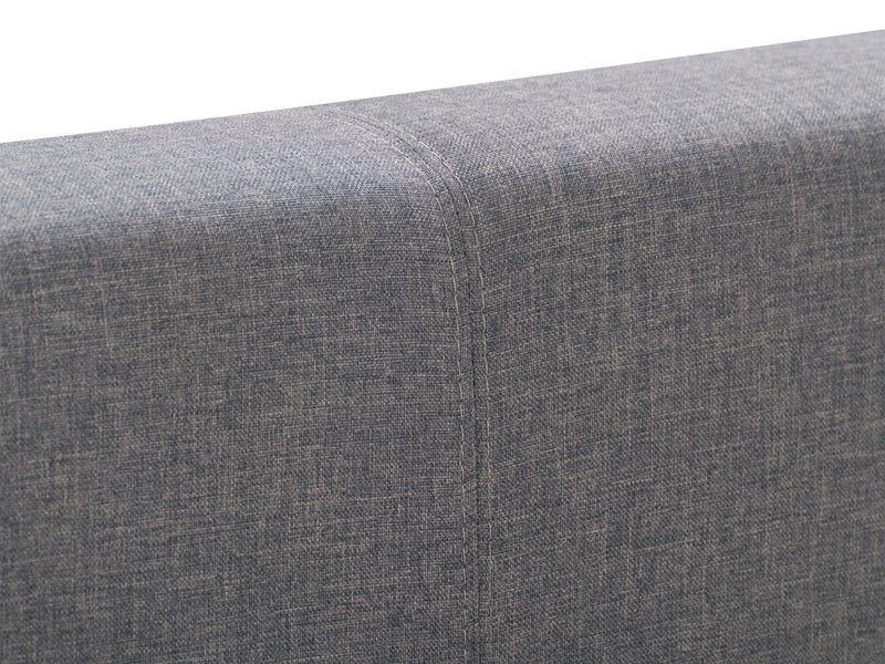 grey Contemporary Queen Bed Juniper Collection detail image by CorLiving