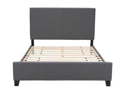 grey Contemporary Queen Bed Juniper Collection product image by CorLiving#color_juniper-grey