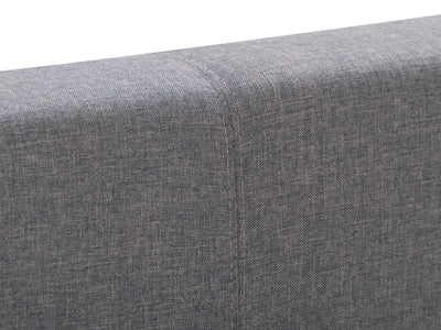 grey Contemporary Twin / Single Bed Juniper Collection detail image by CorLiving#color_juniper-grey