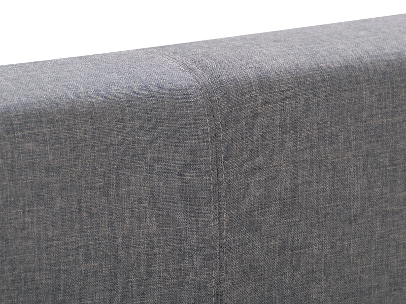 grey Contemporary Twin / Single Bed Juniper Collection detail image by CorLiving