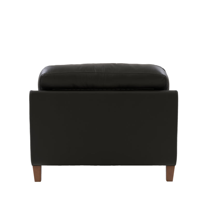 black Leather Armchair Burnaby Collection product image by CorLiving