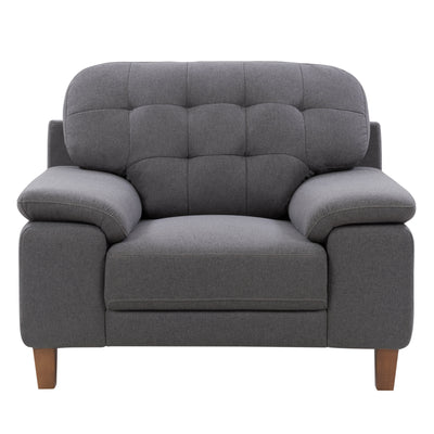 medium grey fabric Oversized Armchair Burnaby Collection product image by CorLiving#color_medium-grey-fabric