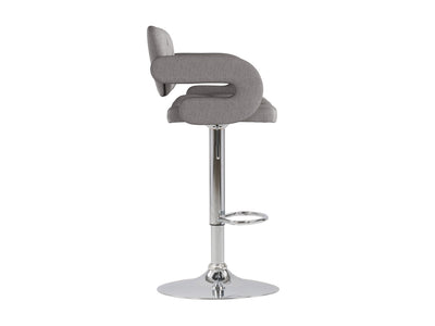 medium grey Bar Stools with Arms Set of 2 Jude Collection product image by CorLiving#color_medium-grey