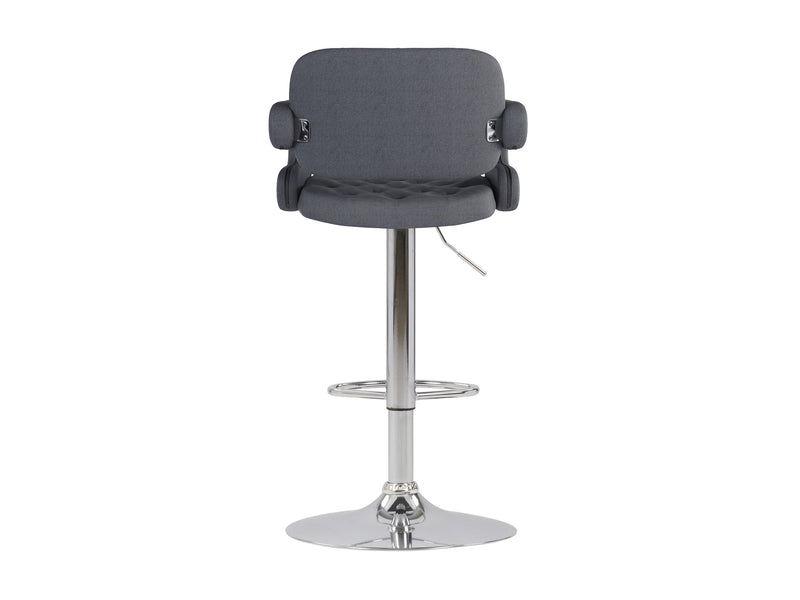 dark grey Bar Stools with Arms Set of 2 Jude Collection product image by CorLiving