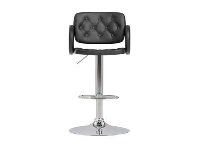 black Bar Stools with Arms Set of 2 Jude Collection product image by CorLiving#color_black