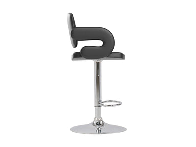 black Bar Stools with Arms Set of 2 Jude Collection product image by CorLiving#color_black