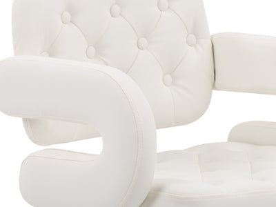 white Bar Stools with Arms Set of 2 Jude Collection detail image by CorLiving#color_white
