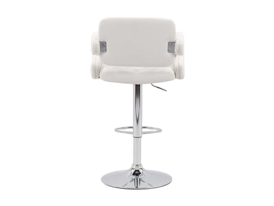 white Bar Stools with Arms Set of 2 Jude Collection product image by CorLiving#color_white