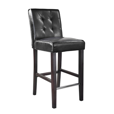 black Bar Height Bar Stool Antonio Collection product image by CorLiving#color_black