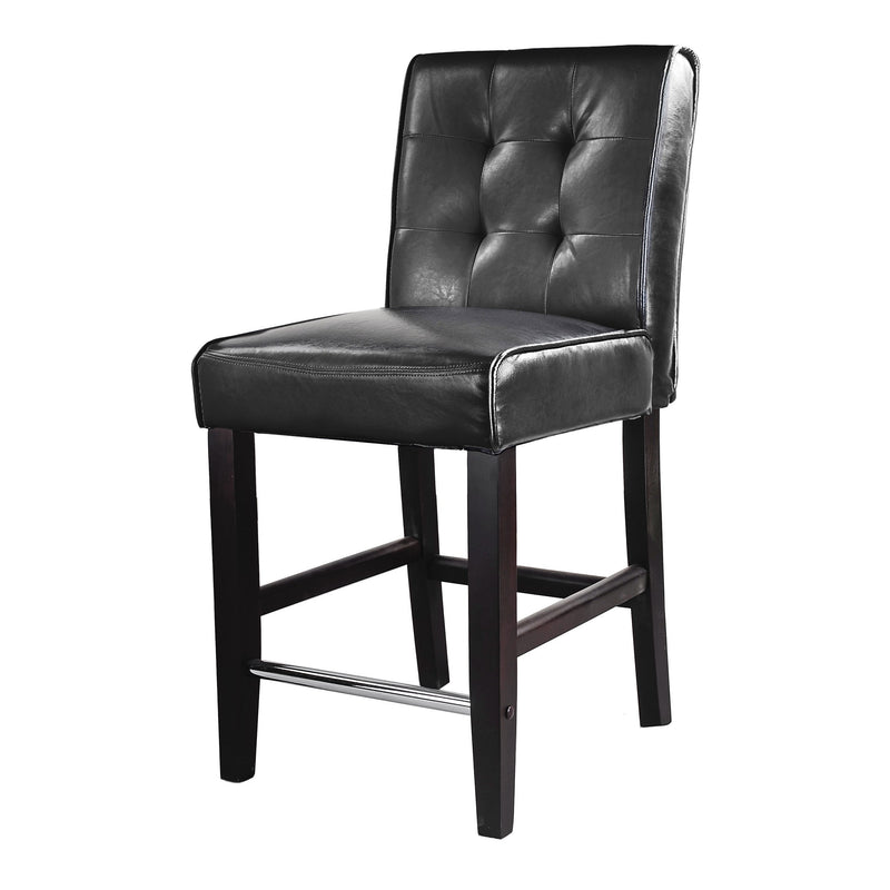 black Counter Height Bar Stool Antonio Collection product image by CorLiving