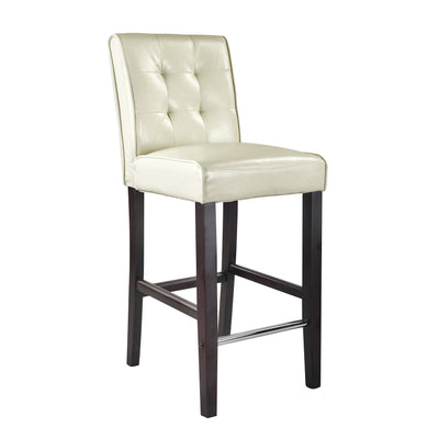 cream Bar Height Bar Stool Antonio Collection product image by CorLiving#color_cream