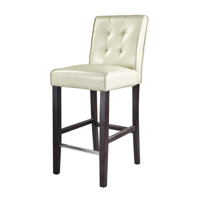 cream Bar Height Bar Stool Antonio Collection product image by CorLiving#color_cream