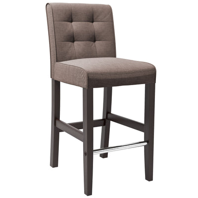 brown Brown Bar Stool Bar Height Antonio Collection product image by CorLiving#color_brown