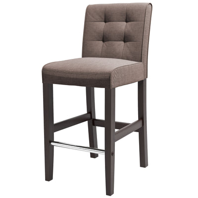 brown Brown Bar Stool Bar Height Antonio Collection product image by CorLiving#color_brown