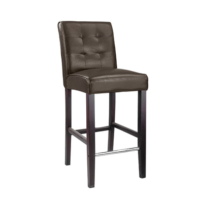 brown Bar Height Bar Stool Antonio Collection product image by CorLiving#color_brown