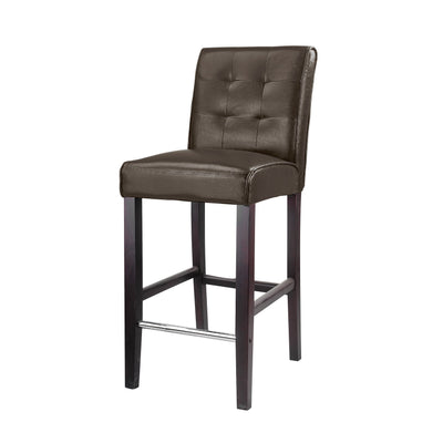 brown Bar Height Bar Stool Antonio Collection product image by CorLiving#color_brown