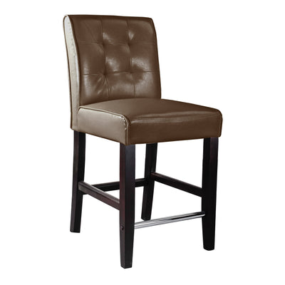 dark brown Counter Height Bar Stool Antonio Collection product image by CorLiving#color_dark-brown