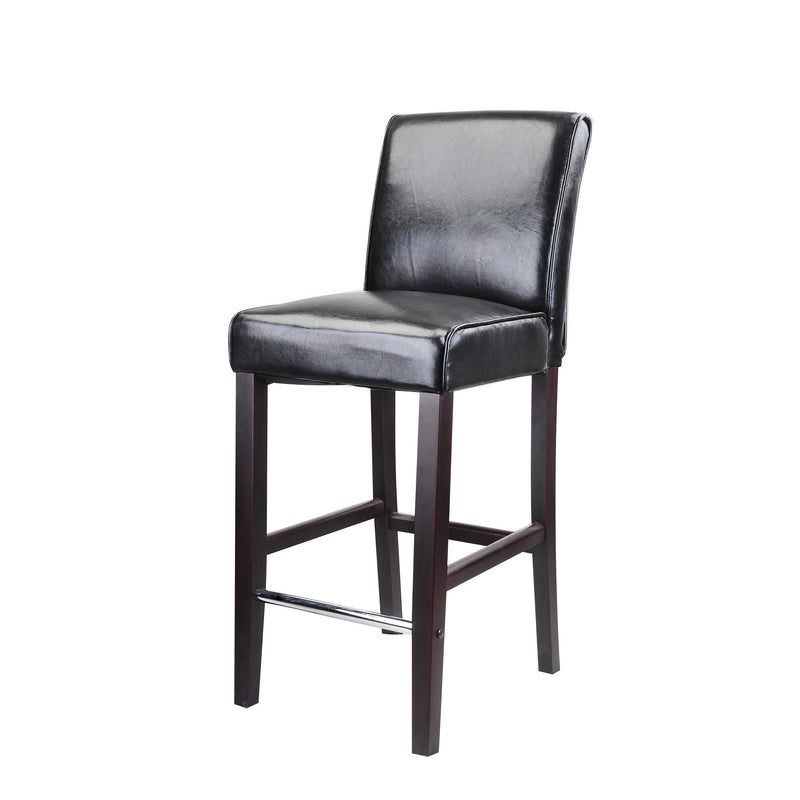 black Wooden Bar Stool Bar Height Ira Collection product image by CorLiving