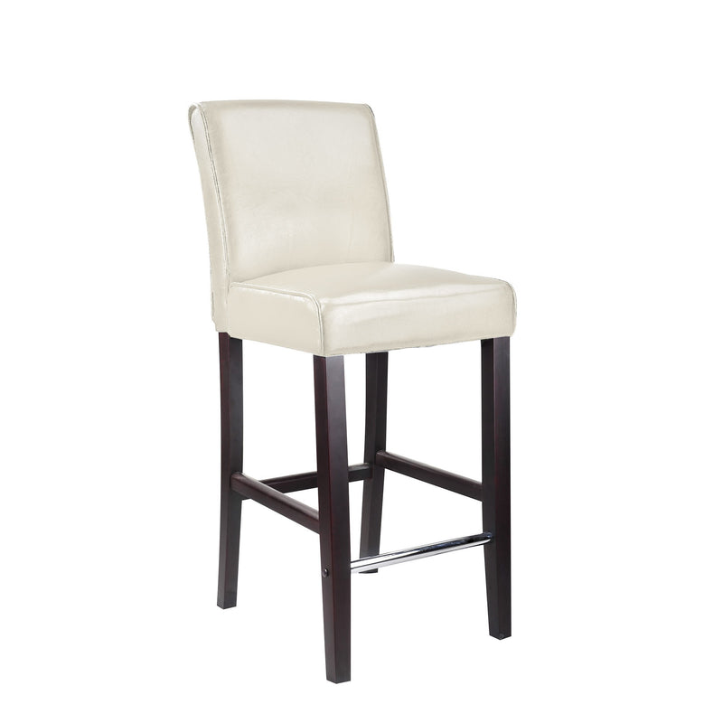 white Wooden Bar Stool Bar Height Ira Collection product image by CorLiving