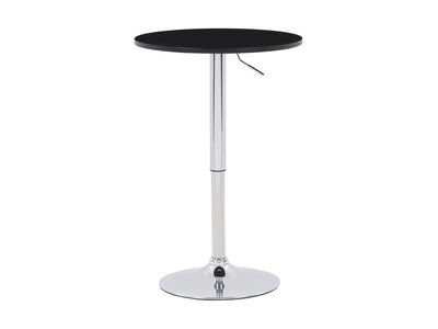 black Adjustable Height Black Bar Table Maya Collection product image by CorLiving#color_black