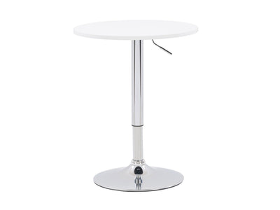white Adjustable Height Black Bar Table Maya Collection product image by CorLiving#color_white